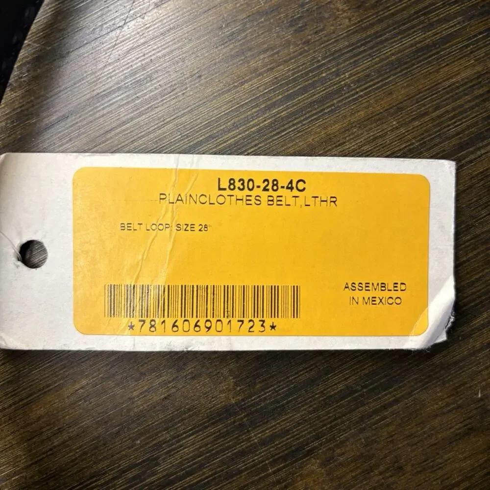 Safariland Off Duty Belt Size 28